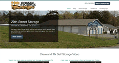 Desktop Screenshot of 20thstreetstorage.com