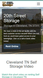 Mobile Screenshot of 20thstreetstorage.com